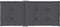 vidaXL - Tuinstoelkussens - rugleuning - 4 - st - 120x50x3 - cm - stof - antraciet
