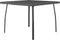 vidaXL - Tuintafel - 100x100x72 - cm - staalgaas - antracietkleurig