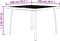 vidaXL - Tuintafel - 100x100x72 - cm - staalgaas - antracietkleurig