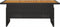 vidaXL - Tuintafel - 100x50x43/63 - cm - acaciahout - en - poly - rattan - zwart