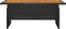 vidaXL - Tuintafel - 100x50x43/63 - cm - acaciahout - en - poly - rattan - zwart