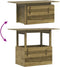 vidaXL - Tuintafel - 100x50x75 - cm - geïmpregneerd - grenenhout