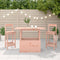 vidaXL - Tuintafel - 100x50x75 - cm - massief - douglashout