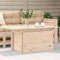 vidaXL - Tuintafel - 100x50x75 - cm - massief - grenenhout