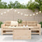 vidaXL - Tuintafel - 100x50x75 - cm - massief - grenenhout