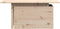 vidaXL - Tuintafel - 100x50x75 - cm - massief - grenenhout
