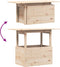 vidaXL - Tuintafel - 100x50x75 - cm - massief - grenenhout