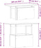 vidaXL - Tuintafel - 100x50x75 - cm - massief - grenenhout