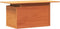vidaXL - Tuintafel - 100x50x75 - cm - massief - grenenhout - wasbruin