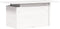 vidaXL - Tuintafel - 100x50x75 - cm - massief - grenenhout - wit