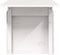 vidaXL - Tuintafel - 100x50x75 - cm - massief - grenenhout - wit