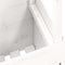 vidaXL - Tuintafel - 100x50x75 - cm - massief - grenenhout - wit