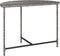 vidaXL - Tuintafel - 100x50x75 - cm - poly - rattan - grijs