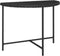 vidaXL - Tuintafel - 100x50x75 - cm - poly - rattan - zwart