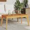 vidaXL - Tuintafel - 100x55x45 - cm - massief - acaciahout