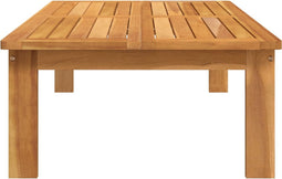 vidaXL - Tuintafel - 100x60x30 - cm - massief - acaciahout