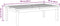 vidaXL - Tuintafel - 100x60x30 - cm - massief - acaciahout
