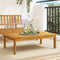 vidaXL - Tuintafel - 100x60x30 - cm - massief - acaciahout