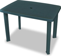 vidaXL - Tuintafel - 101x68x72 - cm - kunststof - groen