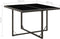 vidaXL - Tuintafel - 109x107x74 - cm - poly - rattan - en - glas - zwart