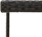 vidaXL - Tuintafel - 109x107x74 - cm - poly - rattan - en - glas - zwart