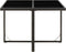 vidaXL - Tuintafel - 109x107x74 - cm - poly - rattan - en - glas - zwart