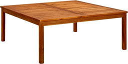 vidaXL - Tuintafel - 110x110x45 - cm - massief - acaciahout