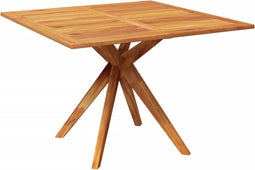 vidaXL - Tuintafel - 110x110x75 - cm - massief - acaciahout