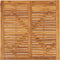 vidaXL - Tuintafel - 110x110x75 - cm - massief - acaciahout