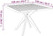 vidaXL - Tuintafel - 110x110x75 - cm - massief - acaciahout