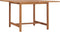 vidaXL - Tuintafel - 110x110x75 - cm - massief - teakhout