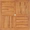 vidaXL - Tuintafel - 110x110x75 - cm - massief - teakhout