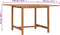 vidaXL - Tuintafel - 110x110x75 - cm - massief - teakhout
