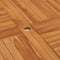 vidaXL - Tuintafel - 110x110x75 - cm - massief - teakhout