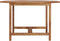 vidaXL - Tuintafel - 110x110x75 - cm - massief - teakhout