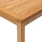 vidaXL - Tuintafel - 110x110x77 - cm - massief - teakhout