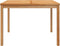 vidaXL - Tuintafel - 110x110x77 - cm - massief - teakhout