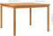 vidaXL - Tuintafel - 110x110x77 - cm - massief - teakhout