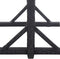 vidaXL - Tuintafel - 110x53x72 - cm - glas - en - poly - rattan - zwart