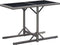 vidaXL - Tuintafel - 110x53x72 - cm - glas - en - poly - rattan - antraciet