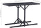 vidaXL - Tuintafel - 110x53x72 - cm - glas - en - poly - rattan - zwart