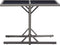 vidaXL - Tuintafel - 110x53x72 - cm - glas - en - poly - rattan - antraciet