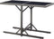 vidaXL - Tuintafel - 110x53x72 - cm - glas - en - poly - rattan - antraciet