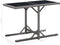 vidaXL - Tuintafel - 110x53x72 - cm - glas - en - poly - rattan - antraciet