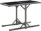vidaXL - Tuintafel - 110x53x72 - cm - glas - en - poly - rattan - antraciet