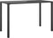 vidaXL - Tuintafel - 110x54x70 - cm - staal - antracietkleurig