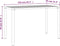 vidaXL - Tuintafel - 110x54x70 - cm - staal - antracietkleurig