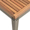 vidaXL - Tuintafel - 110x55x36 - cm - massief - acaciahout