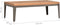 vidaXL - Tuintafel - 110x55x36 - cm - massief - acaciahout