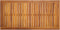 vidaXL - Tuintafel - 110x55x67 - cm - massief - acaciahout